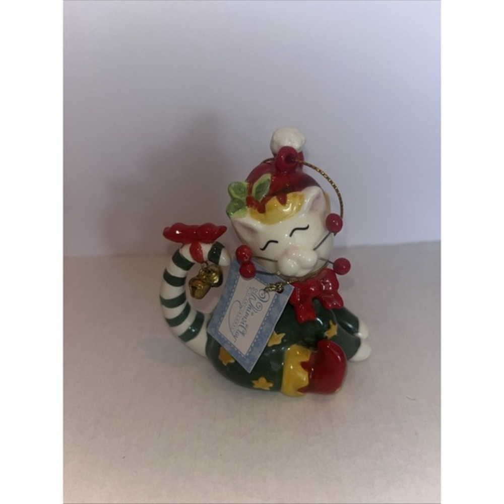 Whimsiclay Kandy Kain‎ Ornament #10805 2006 New With Tag